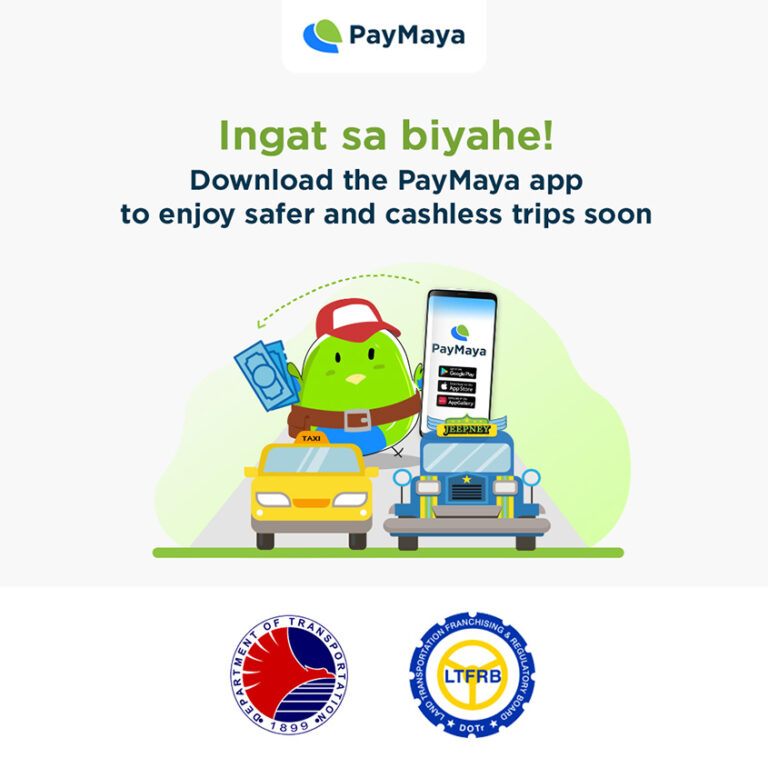 DOTR, LTFRB, and PayMaya to Empower PUV Drivers with Cashless Payment and Additional Livelihood Options 2020 MayMaya CashlessTrips