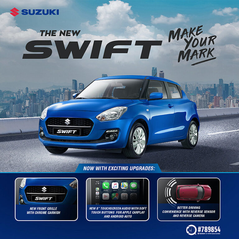 Suzuki Introduces the New Swift; Priced at P844k Suzuki new swift poster