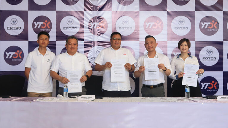 Foton x YTO express signing