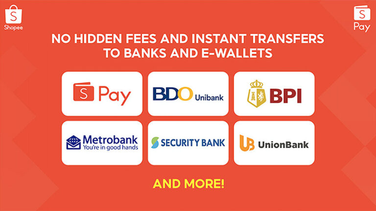 Send Funds via ShopeePay to any Bank or e-Wallet for Free Shopee Pay banks