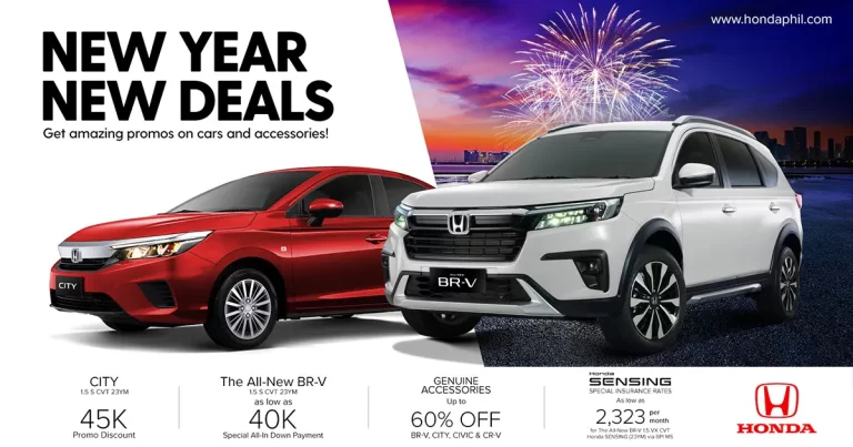 Honda Cars PH Welcomes 2023 with “New Year, New Deals” Promo