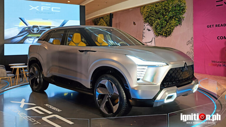 The Mitsubishi XFC Concept made its Philippine debut at the Newport Mall in Pasay City | Photo by Mika Fernandez David