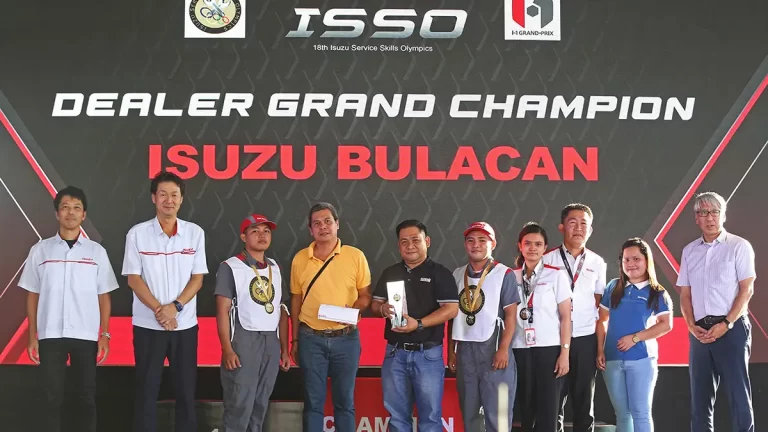 Isuzu Bulacan Tops 18th Isuzu Service Skills Olympics