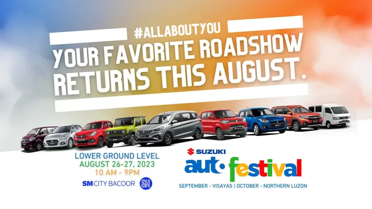 Suzuki Auto Festival Kicks off at SM City Bacoor