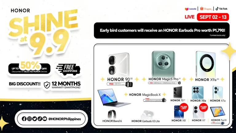 Shine this 9.9 with Discounts on Your Favorite HONOR Gadgets!