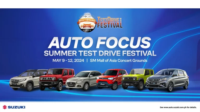 Suzuki Philippines Invites Car Fans to 2024 Auto Focus Summer Test Drive Festival