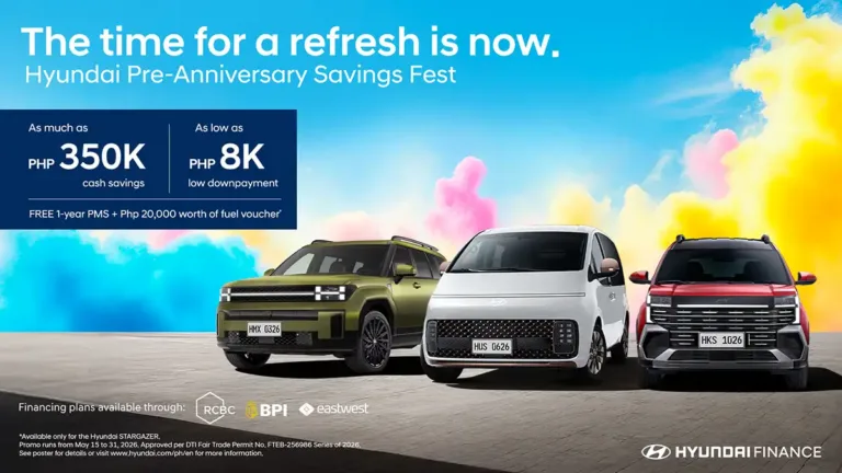Hyundai Offers Big May Deals with Cash Discounts, Free PMS, and Flexible Financing Offers