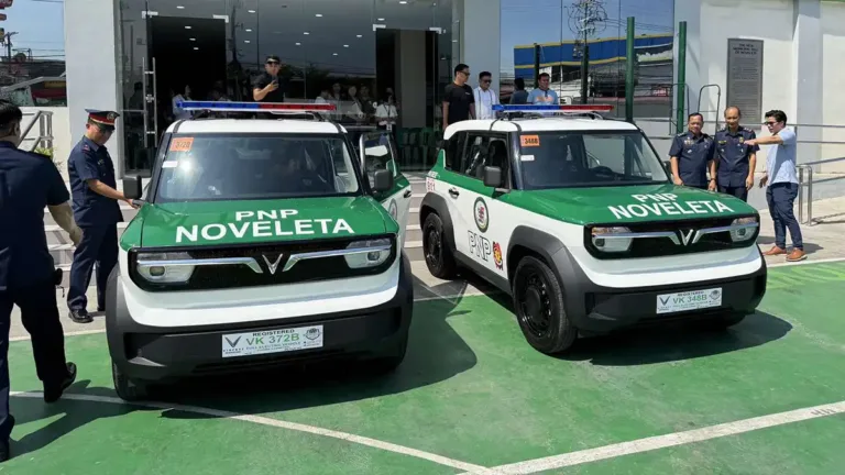 Noveleta Adds VinFast VF 3 Police Cars to Fleet