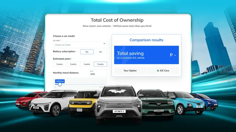 VinFast Philippines Launches Online Total Cost of Ownership Calculator