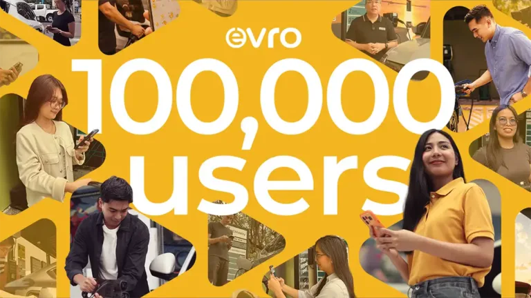 Evro EV Charging App Surpasses 100,000 Users, Cements Position as Largest in the Philippines