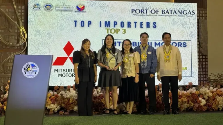 Mitsubishi Motors Philippines Named Among Top 3 Importers by BOC Port of Batangas for First Half of 2026