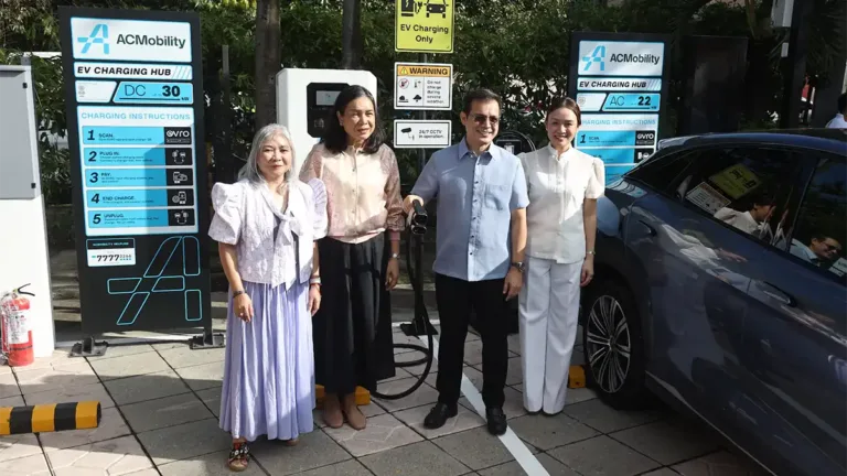 ACMobility Launches Manila’s First Public EV Charging Hub